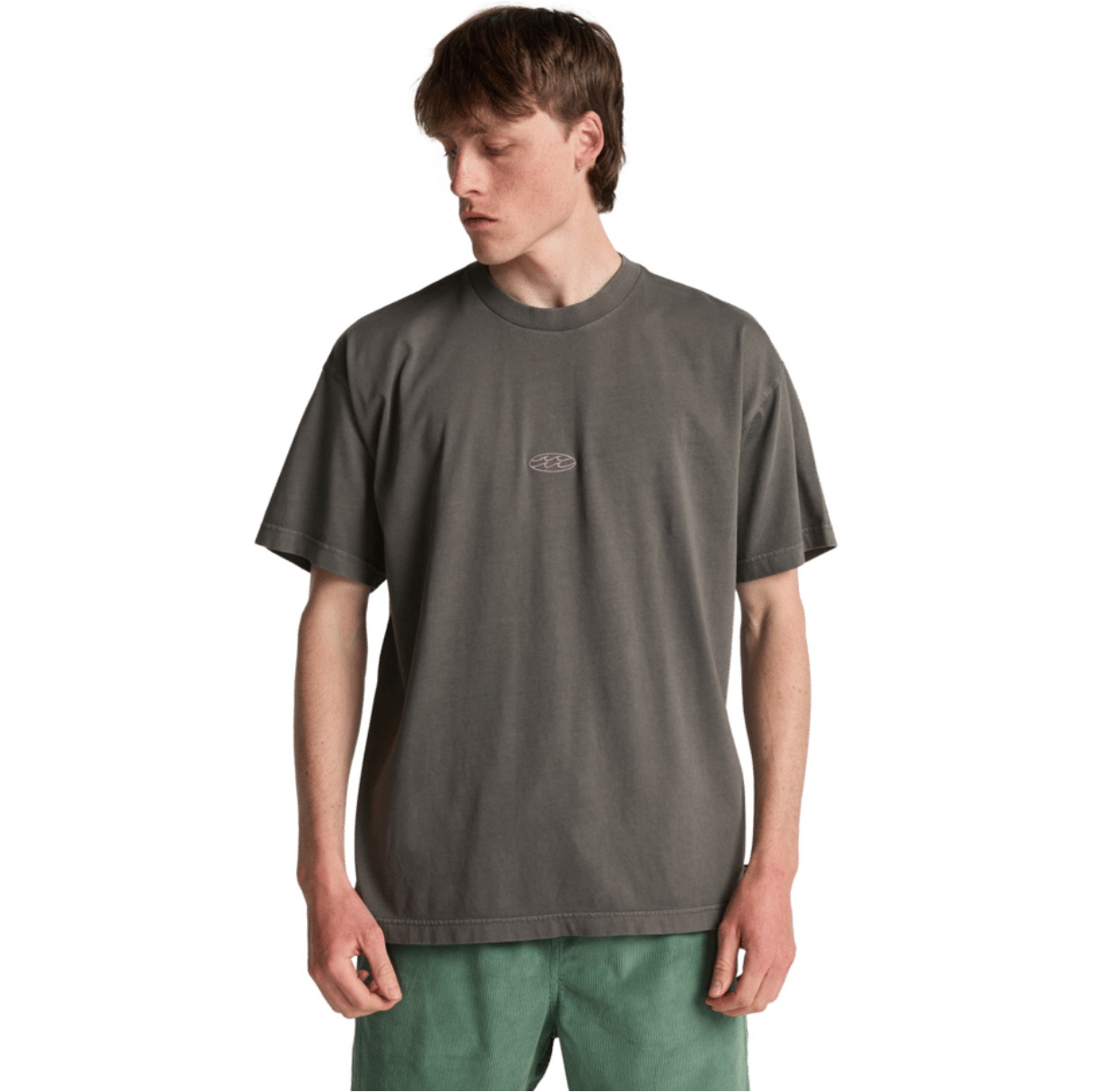2026 Billabong Mens Og Wave Short Sleeve Knit Top EBYKT00113 - Pewter